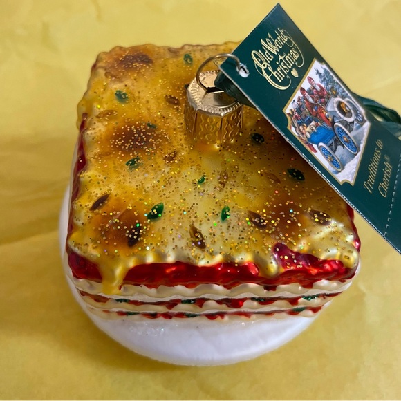 Christmas Ornament Glass Lasagna Colorful Delicate Tree Wreath Display Magical - Picture 9 of 9